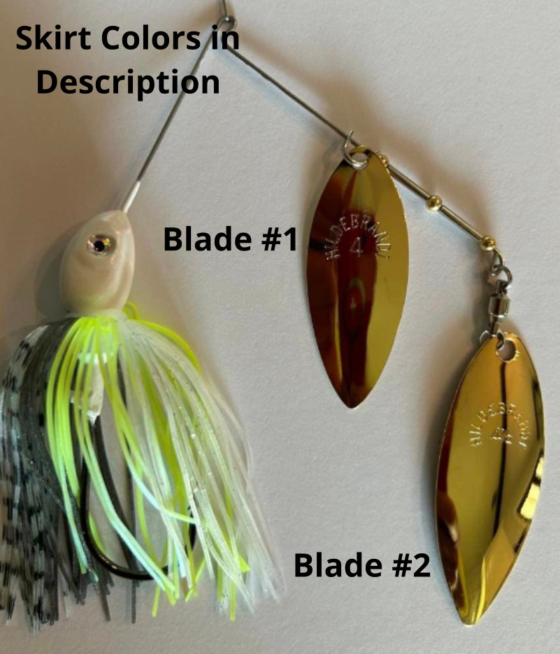 Spinner Bait 1/2 oz, Double Blade - Pride of the South Tournament